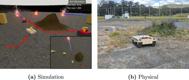 AI-Powered Robot Vehicles Team Up to Extinguish Fires